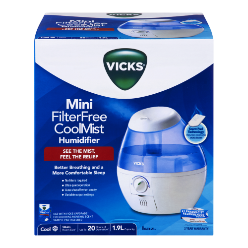 Vicks Humidifier Mini Filter Free Cool Mist