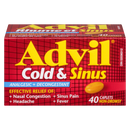 Advil Cold & Sinus 40 capsules