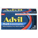 Advil plus Actetominophen 36 Tablets