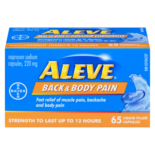 Aleve Back & Body Pain 65 Capsules