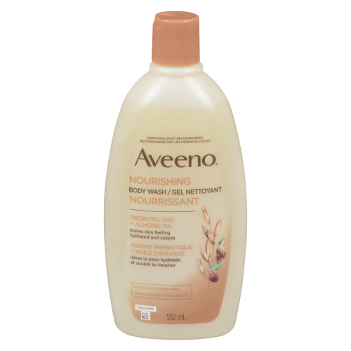 Aveeno Nourishing Body Wash 532ml Oat & Almond Oil