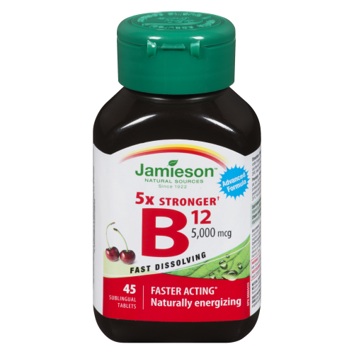 Vitamin B12 5000mcg 45 Sublingual Tablets