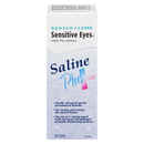 B&L Sensitive Eyes Saline Plus Solution 355ml