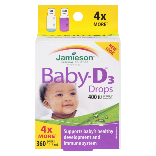 Baby Ddrops 400iu 11.7ml Jamieson