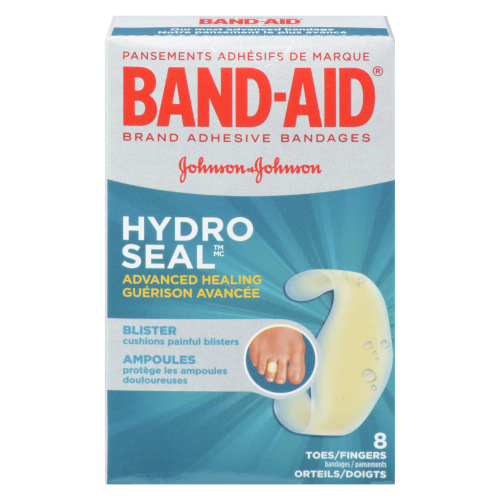 J&J Band-Aid Hydro Seal 8 Toes Fingers Bandages