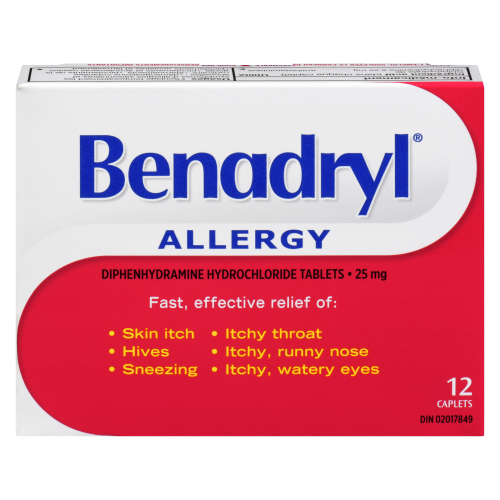 Benadryl Allergy 12 Caplets