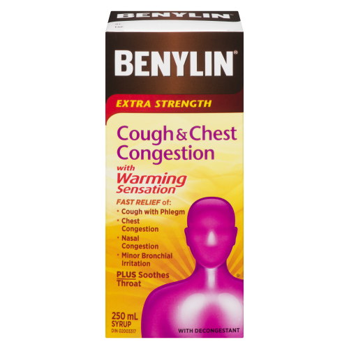Benylin Extra Strength Cough & Congestion Warming 250ml