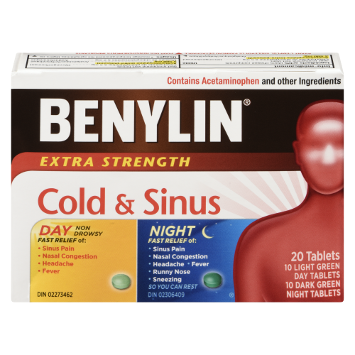 Benylin 100ml Extra Strength Day/Night 20 Tablets