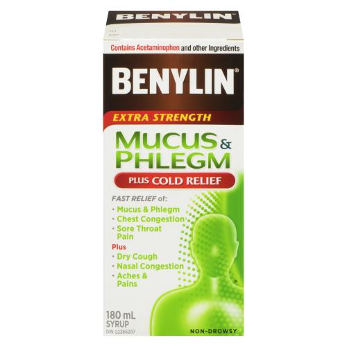 Benylin 180ml Extra Strength Mucous & Phlegm