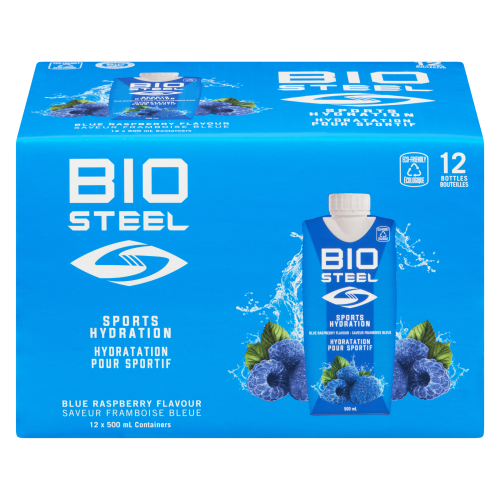 Biosteel Sports Hydration Blue Raspberry 12x500ml