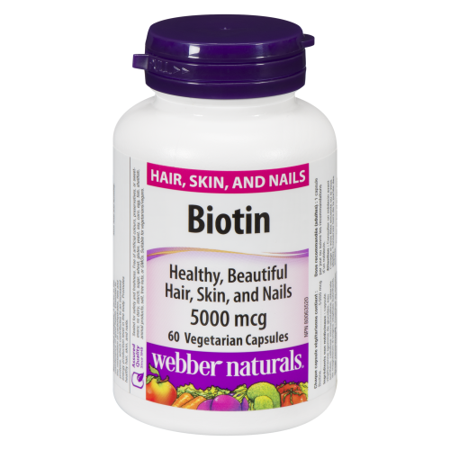 Biotin 5000mcg 60 Vegetarian Capsules