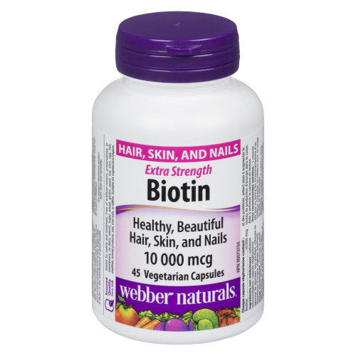 Biotin Extra Strength 10000mcg 45 Vegetarian Capsules