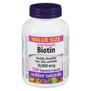 Biotin Extra Strength 10,000mcg 120 Vegetarian Capsules