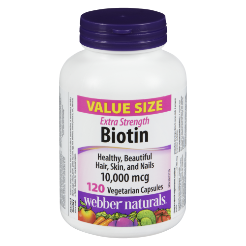 Biotin Extra Strength 10,000mcg 120 Vegetarian Capsules