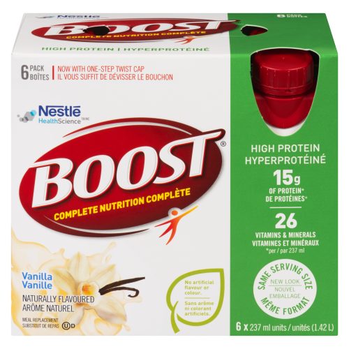 Boost 6x237ml High Protein Vanilla