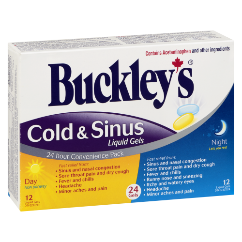 Buckleys 12+12 Day & Night Cold