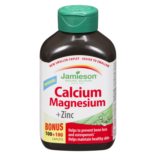 Calcium Magnesium +Zinc Bonus 100+100 Caplets
