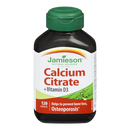 Calcium Citrate + D3 120 Caplets Jamieson