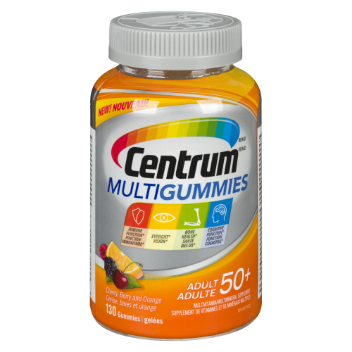 Centrum Multi Gummies Adult 50+ 130's