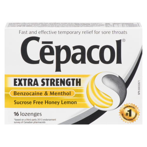 Cepacol Extra Strength Honey Lemon 16