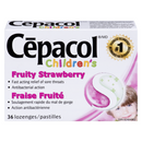 Cepacol Lozenges Child 36's Fruity Strawberry