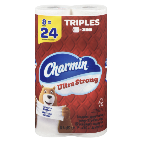 Charmin Ultra Strong 8=24