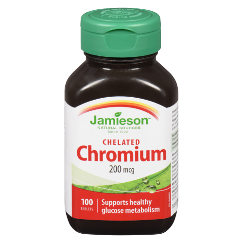 Chelated Chromium 200mcg 100 Tablets