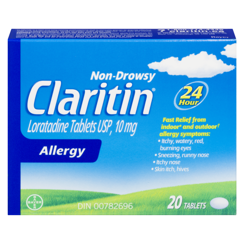 Claritin 24hr Allergy 10mg 20 Tablets