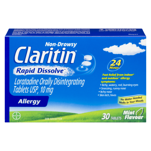 Claritin Rapid Dissolve 24hr Mint 30 Tablets