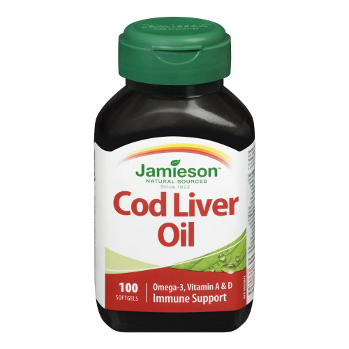 Cod Liver Oil 100 Softgels Jamieson