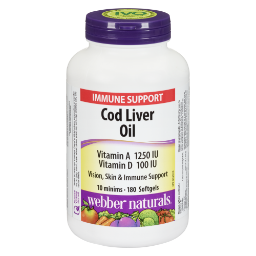 Cod Liver Oil 10 Minims 180 Softgels