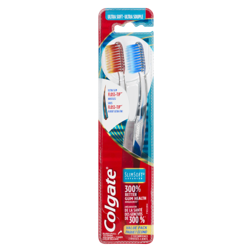 Colgate Twin Pack Toothbrush Ultra Soft
