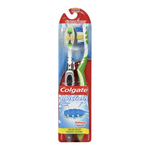 Colgate Maxfresh Toothbrush Soft 2pk
