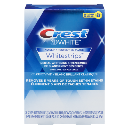Crest 3D White Strips Whitening 10 Classic Vivid