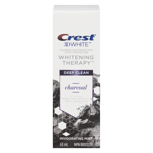 Crest 3D Whitening Therapy Charcoal 63ml