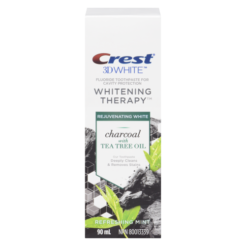 Crest 3D Whitening Therapy Charcoal w/Tea Tree Oil 90ml