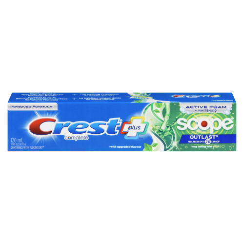 Crest Plus Complete Scope Outlast 120ml Whitening