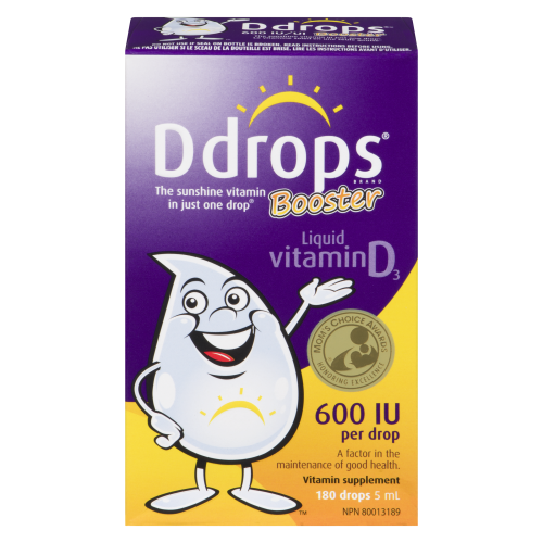 Ddrops Booster Liquid Vitamin D 600iu 180 Drops