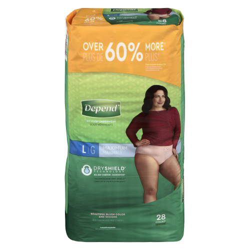 Depend Underware Women Large Maximum 28pk