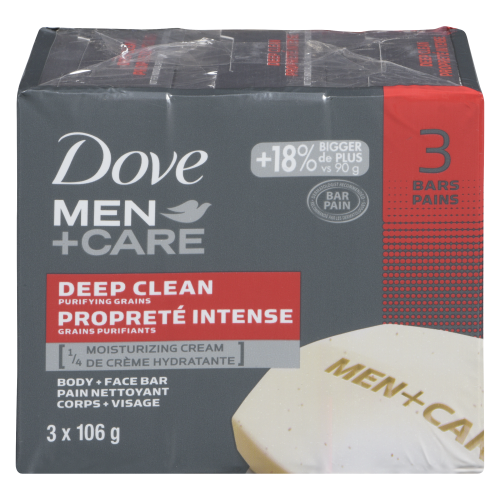 Dove Men+Care Deep Clean 3x106gm Bars