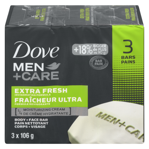 Dove Men+Care Extra Fresh 3x106gm Bars