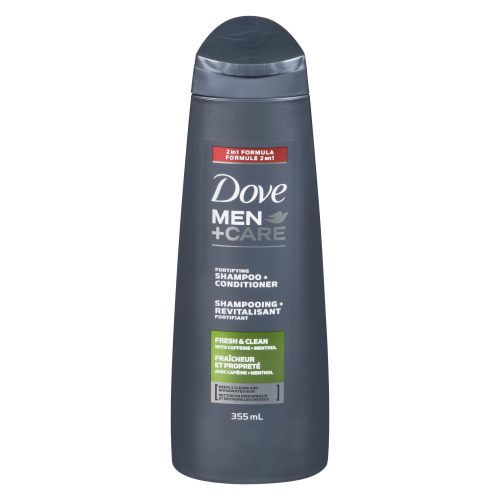 Dove Men Shampoo & Conditioner 355ml Fresh & Clean