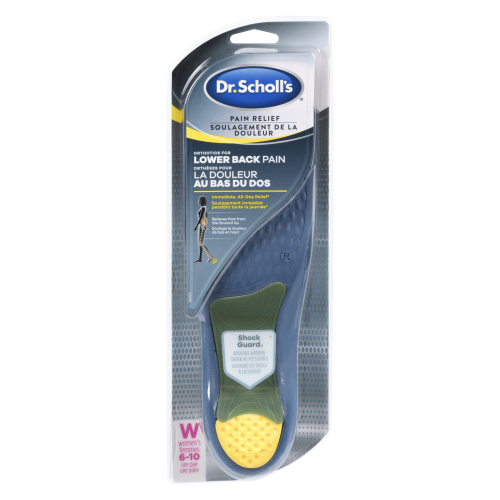 Dr. Scholl's Lower Back Pain Women 6-10 Insoles