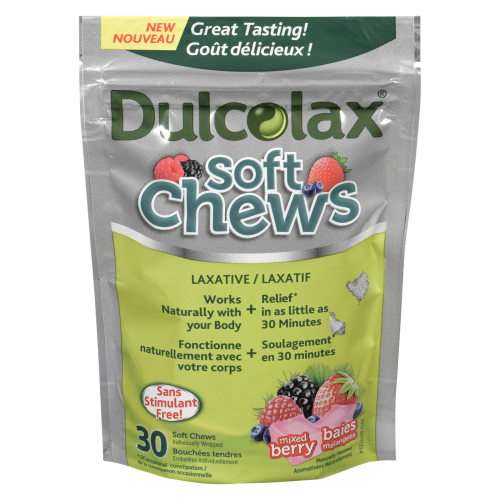 Dulcolax Soft Chews 30 Mixed Berries