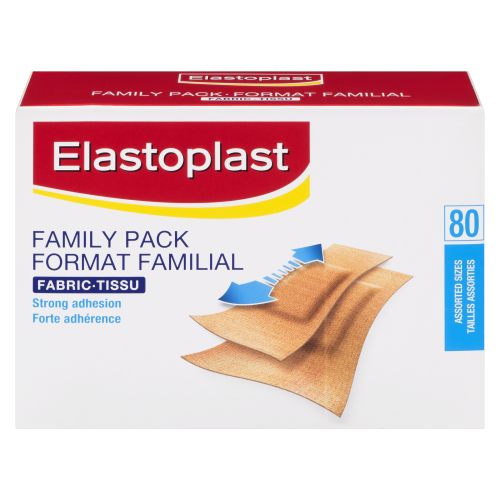 Elastoplast Family Pack Fabric 80 Assorted Sizes