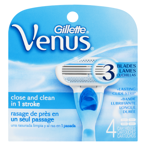 Gillette Venus 3 Blades 4 Cartridges
