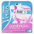 Gillette Venus Comfort Glide White Tea 4 Cartridge Refills