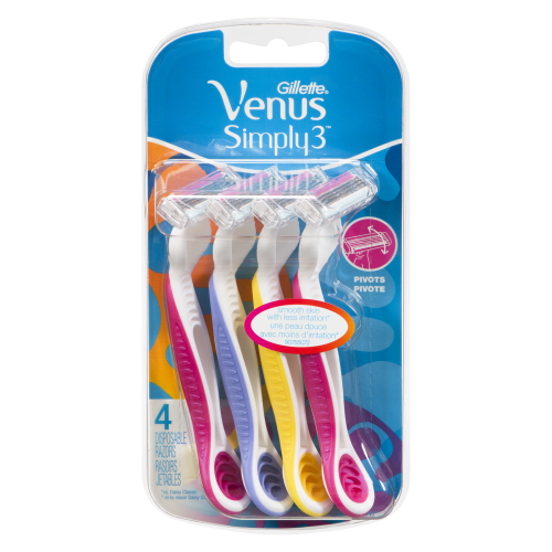 Gillette Venus Simply 3  4 Disposible Razors