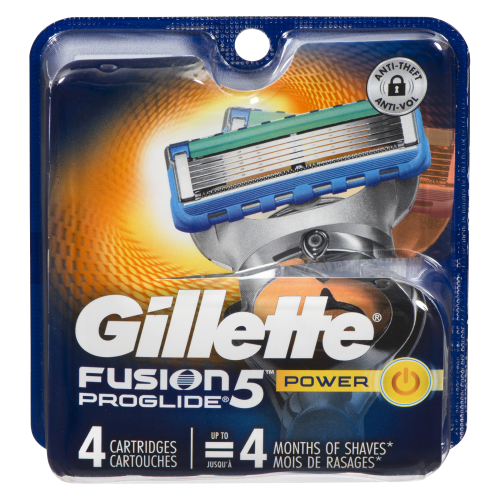Gillette Fusion Proglide 5 Power 4 Cartridges