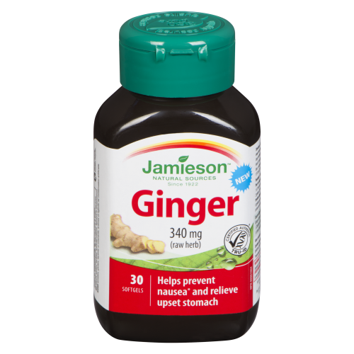 Ginger 340mg 30 Softgels Jamieson